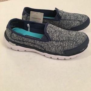 NWT Navy Danskin Memory Foam SlipOn Athletic Shoes